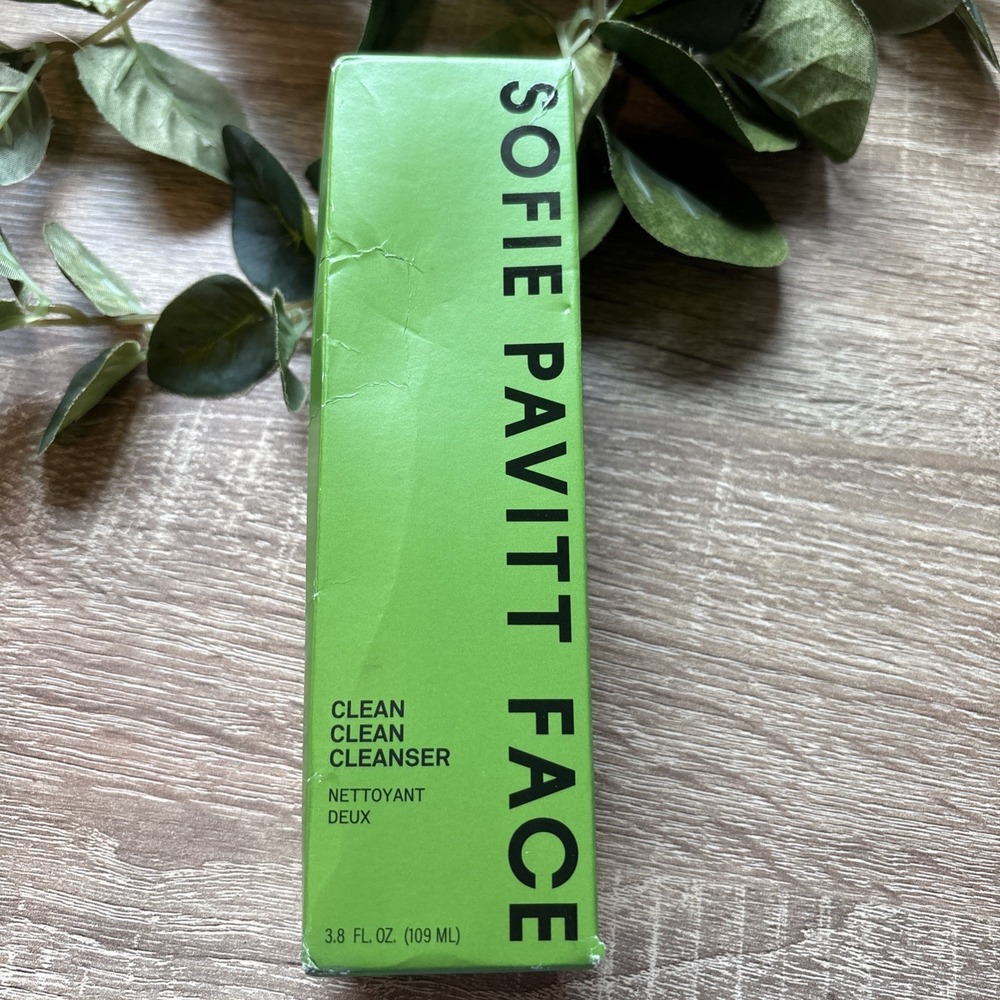 Sofie Pavitt Face Gel Cleanser Clean Clean Cleanser 3.8 fl oz, New